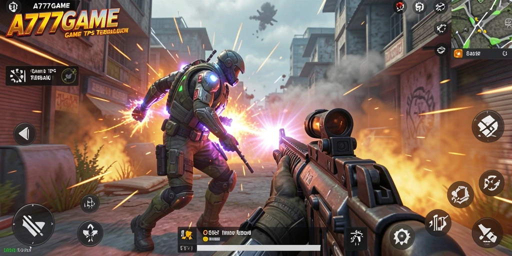 Tampilan gameplay A777GAME yang penuh aksi dan mendebarkan.