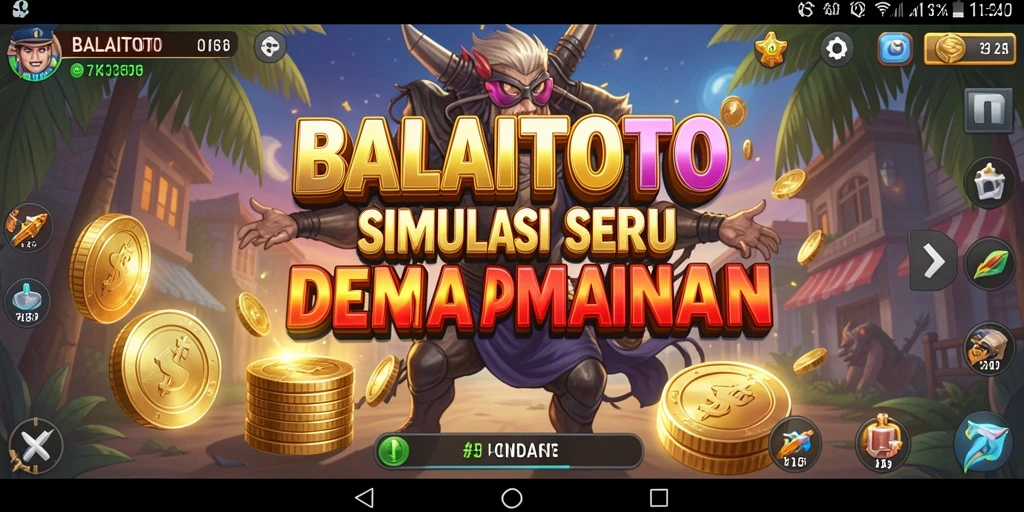 Tampilan gameplay BALAITOTO yang menawan dan interaktif.