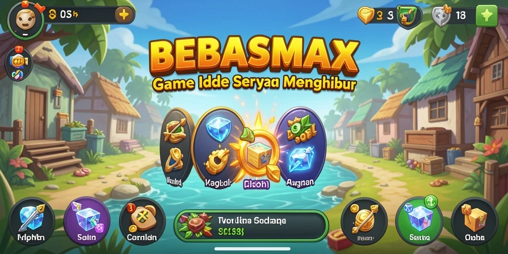 Tampilan menarik dari gameplay BEBASMAX yang menghibur.