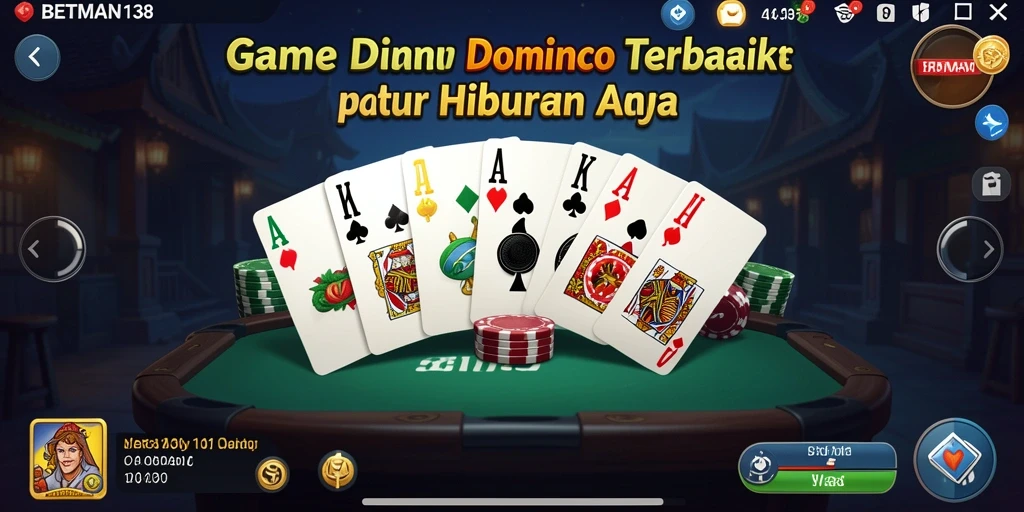 Tampilan gameplay menarik dari BETMAN138 yang penuh aksi Domino.