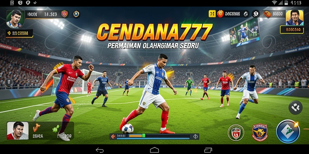 Tampilan gameplay seru dalam CENDANA777 yang penuh aksi olahraga.