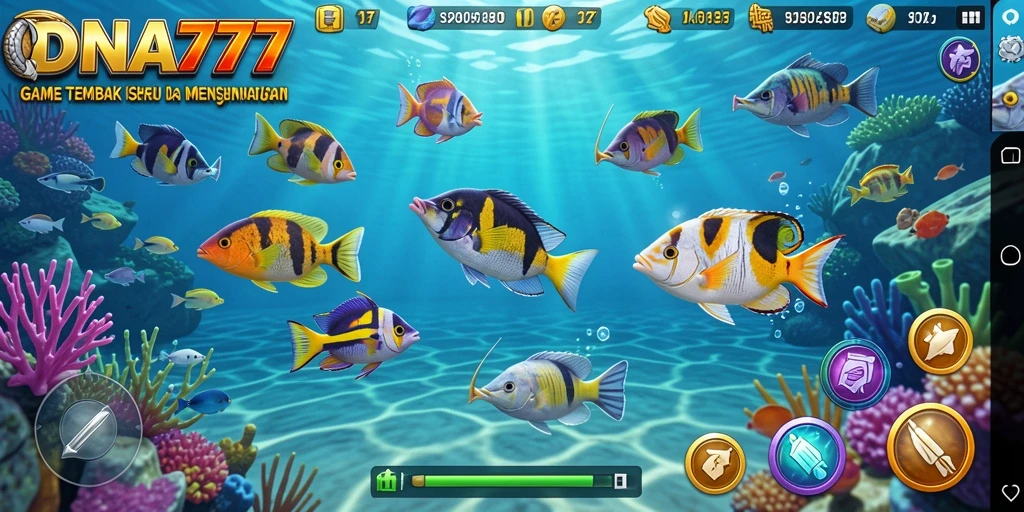 Screenshot gameplay Tembak Ikan yang seru di DNA777.