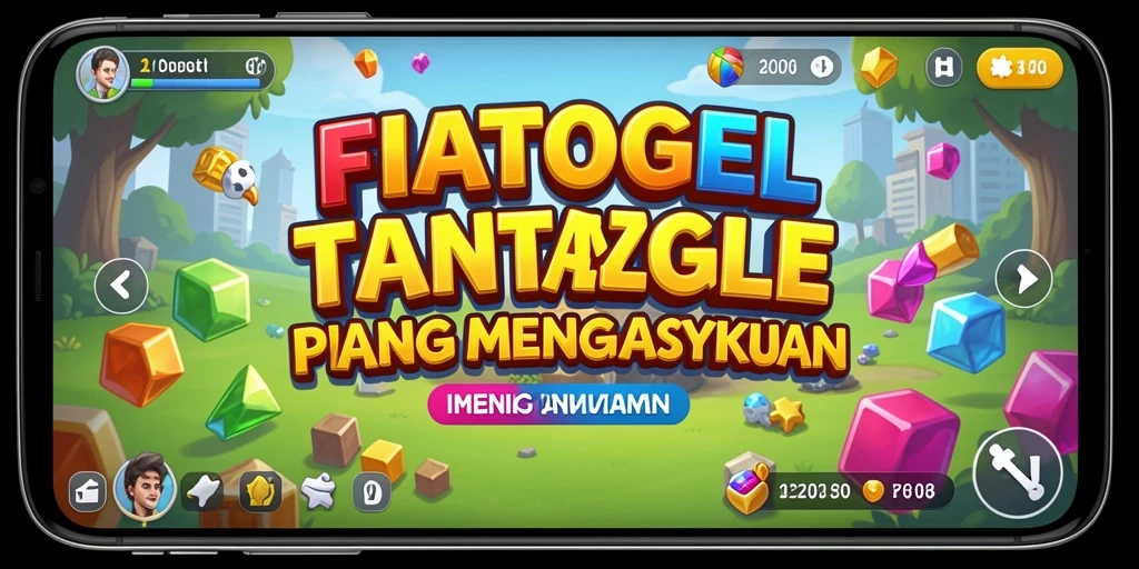 Screenshot gameplay FIATOGEL yang menampilkan puzzle menantang.