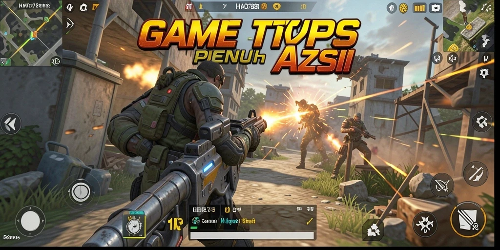 Tangkapan layar utama HAO788 menampilkan aksi pertempuran yang intens dalam permainan TPS.