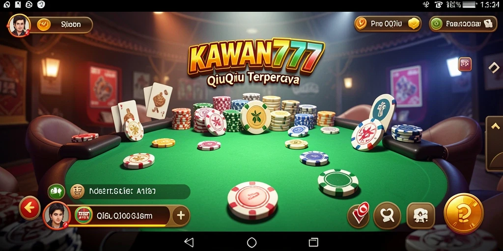 Gameplay seru QiuQiu di KAWAN777 dengan grafis menarik.