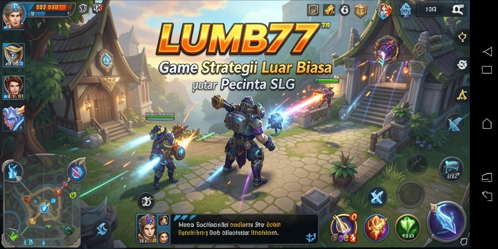 Tangkapan layar menampilkan aksi strategi mendebarkan di LUMBA77.
