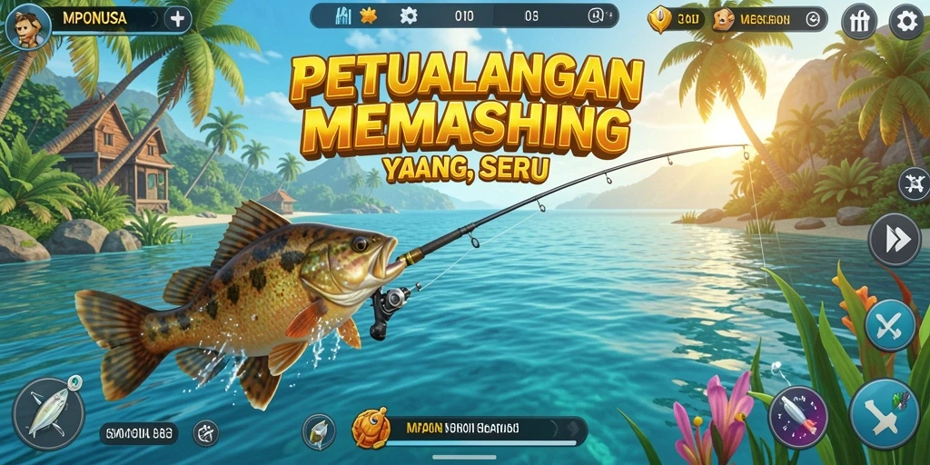 Tampilan menegangkan saat menangkap ikan besar dalam MPONUSA.