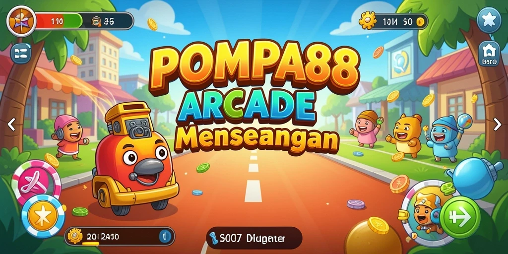 Tampilan gameplay seru dan menantang POMPA88