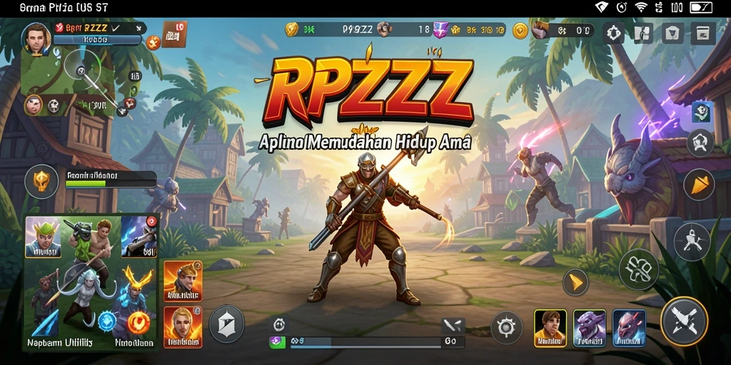 Screenshot RPZZZ menampilkan tampilan antarmuka yang ramah pengguna dan fitur canggih.