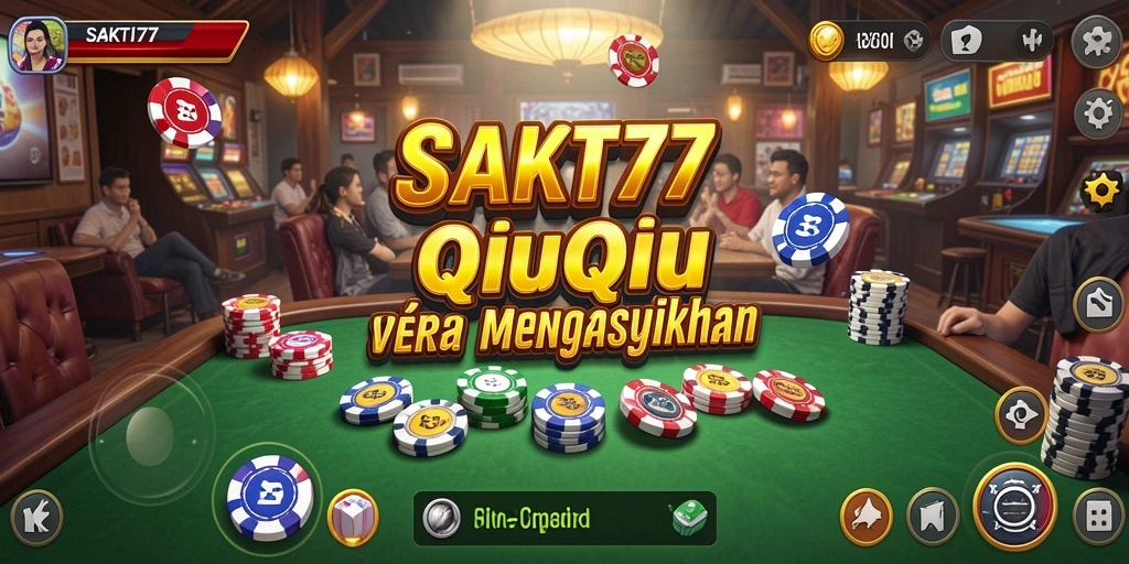 Tampilan gameplay seru dalam SAKTI77 QiuQiu.
