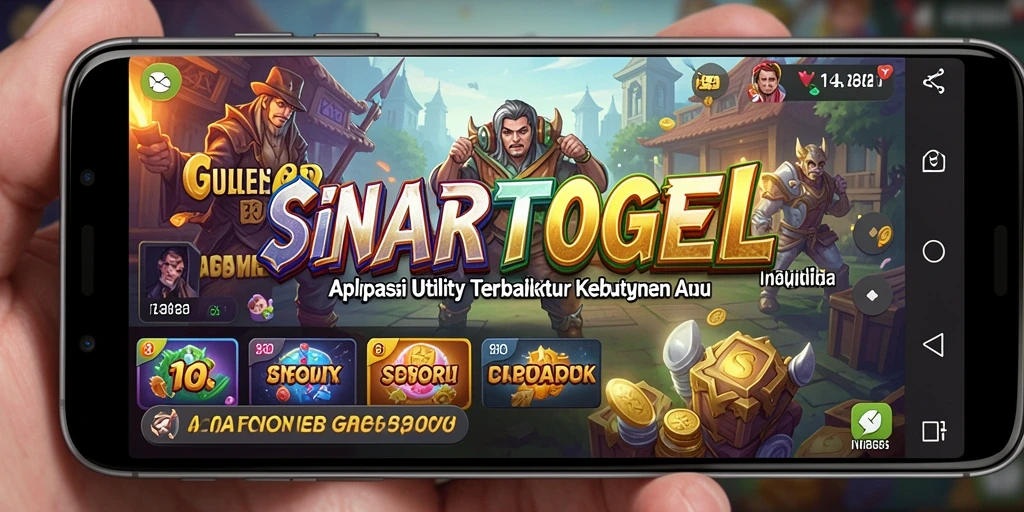 Tampilan utama aplikasi SINARTOGEL yang memudahkan penggunaan.